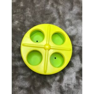 Fisher Price Little People Green & Yellow Merry Go Round No Handle Playground